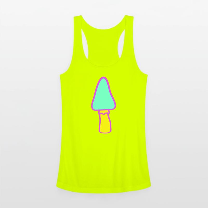 Colorful Mushroom Bright Color Cool Fungus Plant