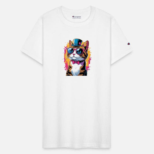 Cool Cat Vibes – Stylish Tuxedo Cat with Shades