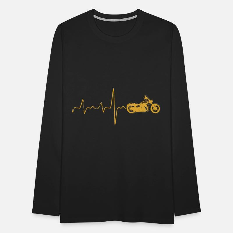 Cool Motorcycle Heartbeat Gift Present idea