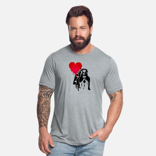 cool Street Art Jesus - with a lot of love