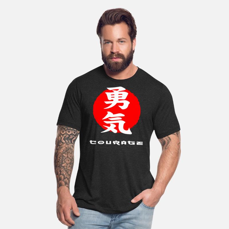 Courage Japan quote Japanese kanji words