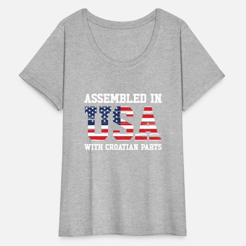 Croatian American Patriot USA Grown Croatia US