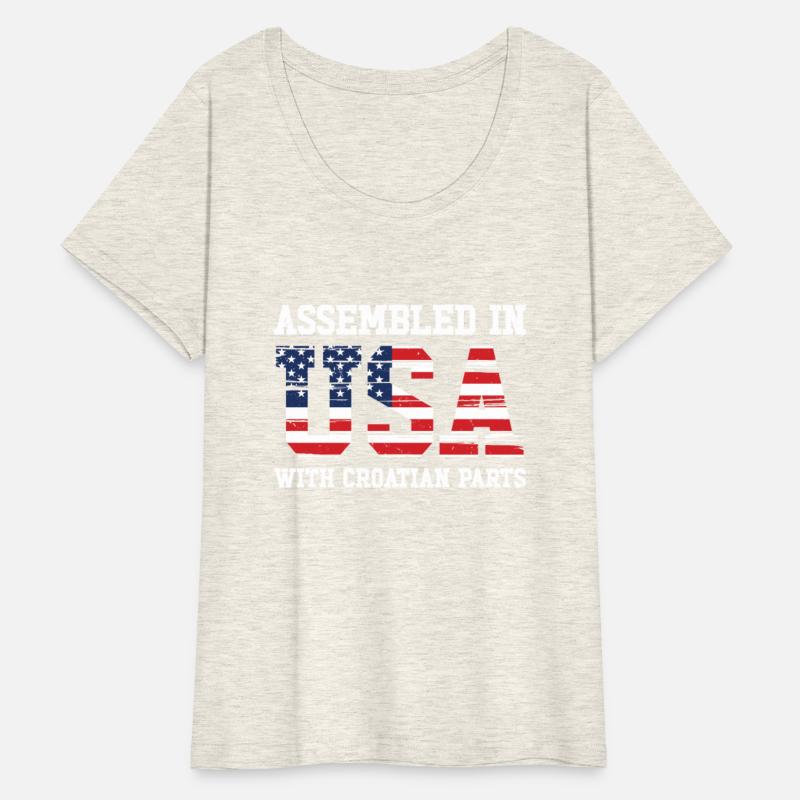 Croatian American Patriot USA Grown Croatia US