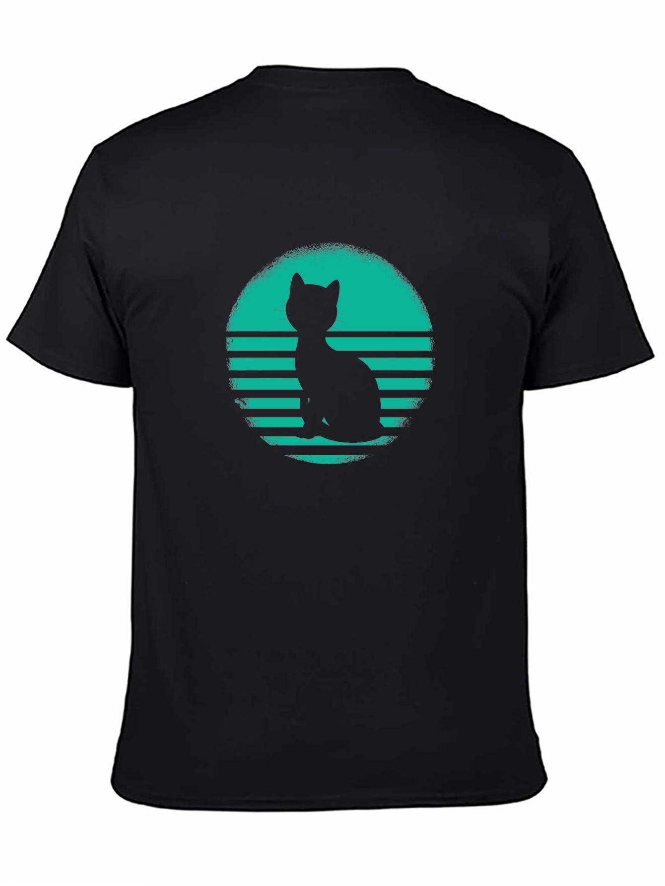 Retro Cat Silhouette T-Shirt