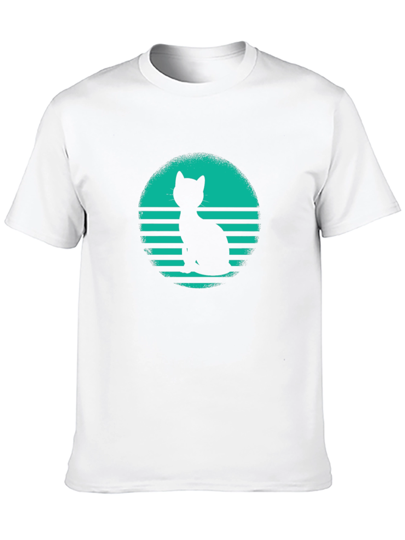 Retro Cat Silhouette T-Shirt