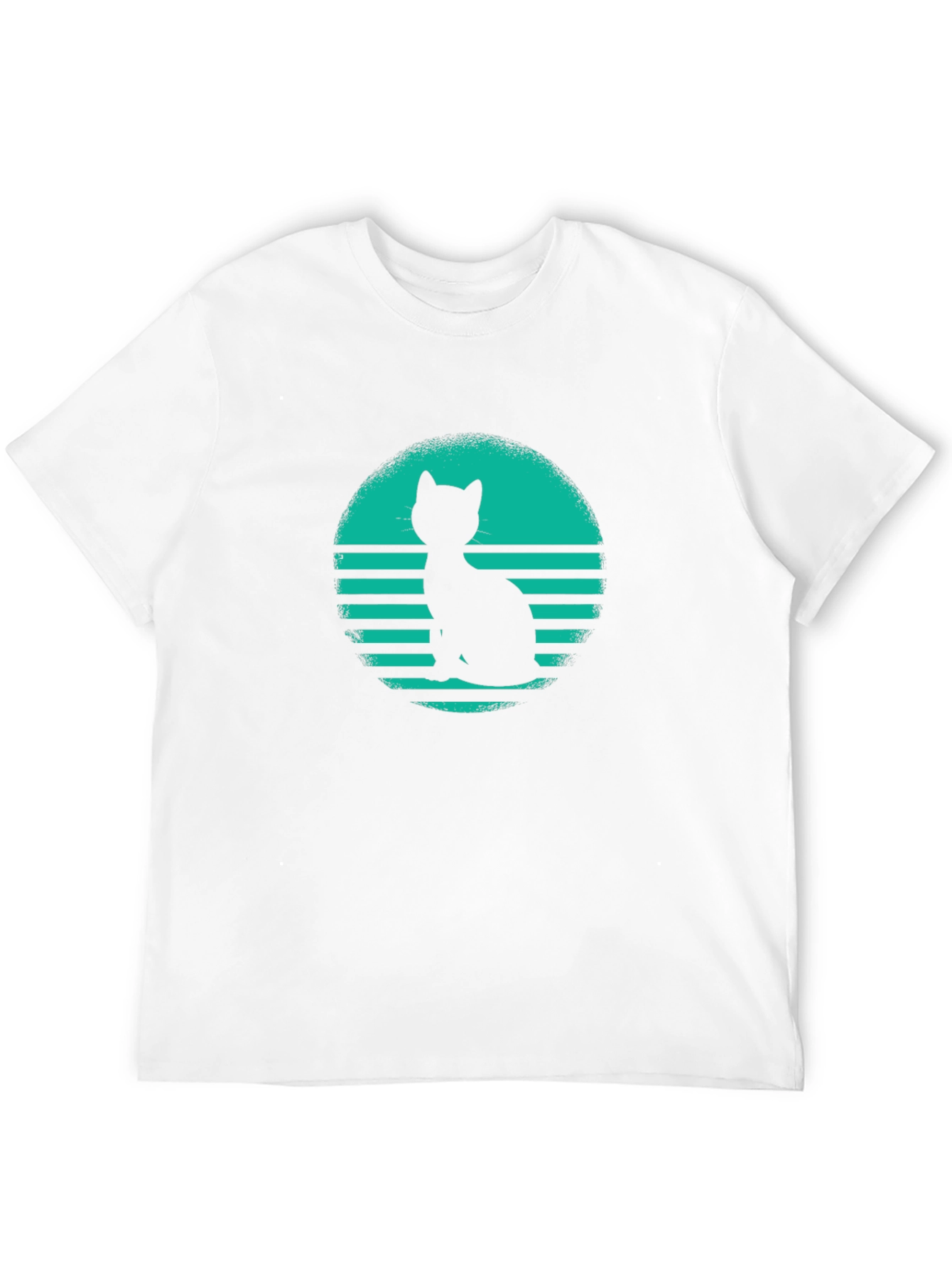 Retro Cat Silhouette T-Shirt