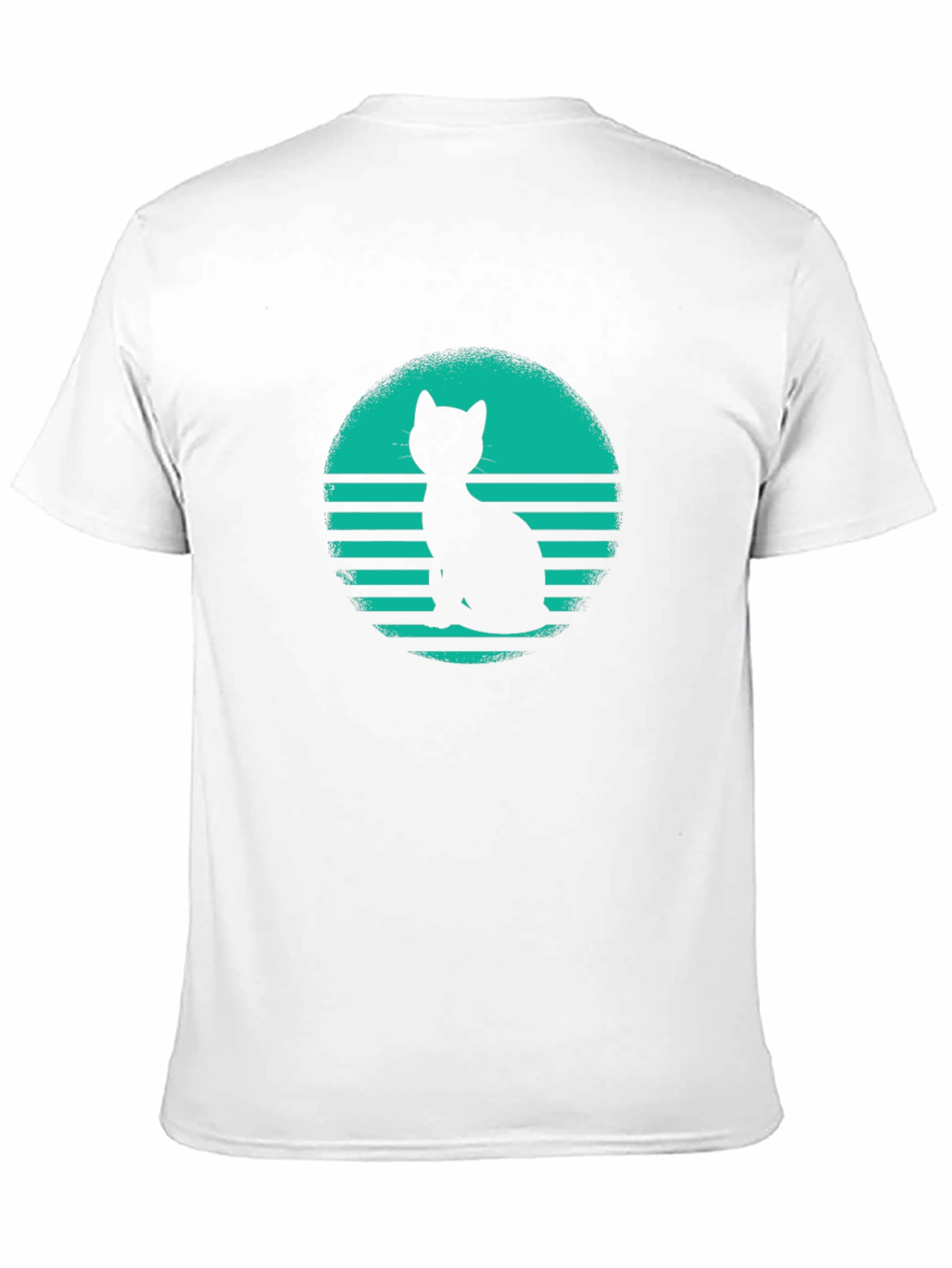 Retro Cat Silhouette T-Shirt