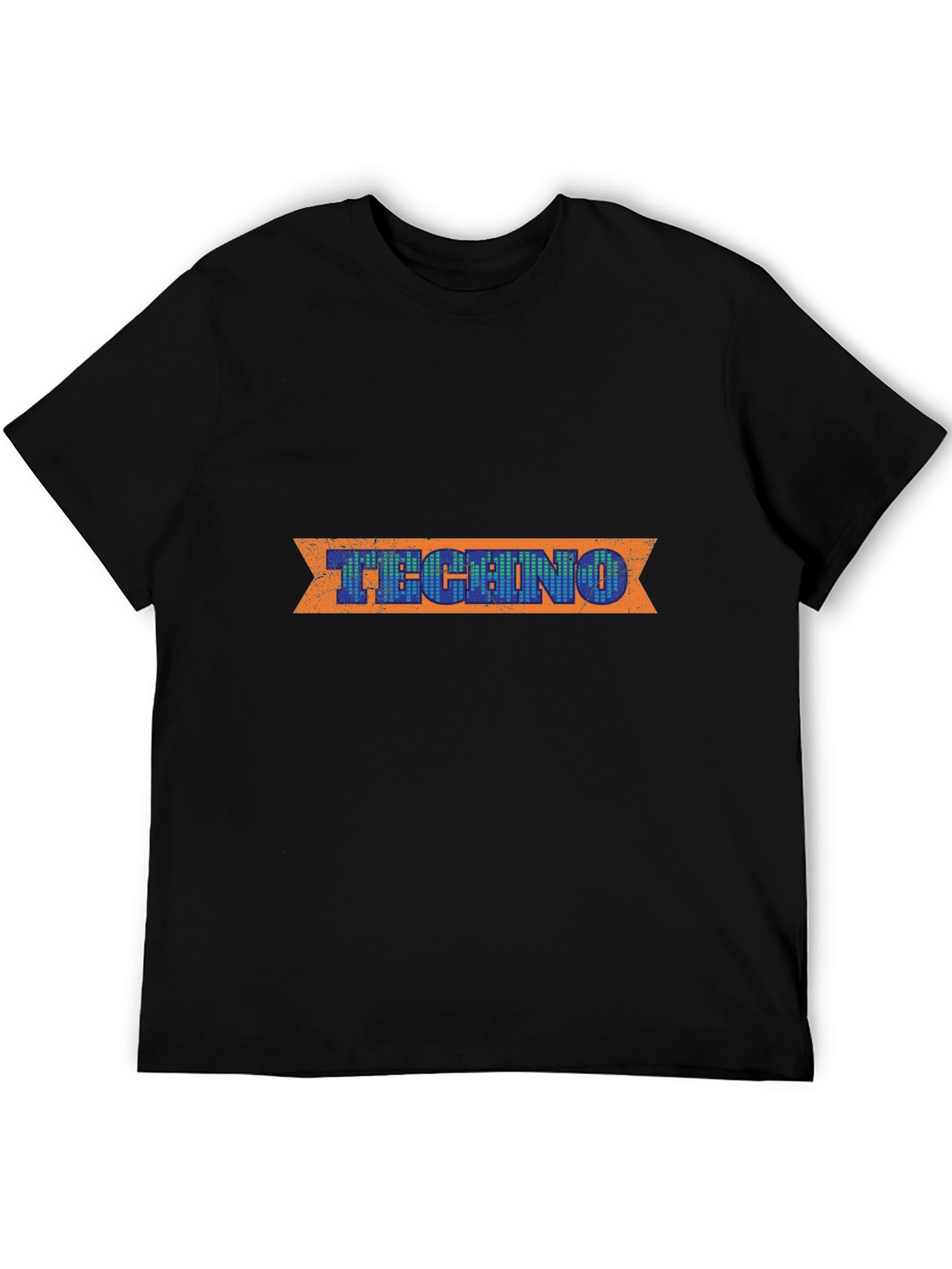 Techno Music Graphic T-Shirt - Retro Design