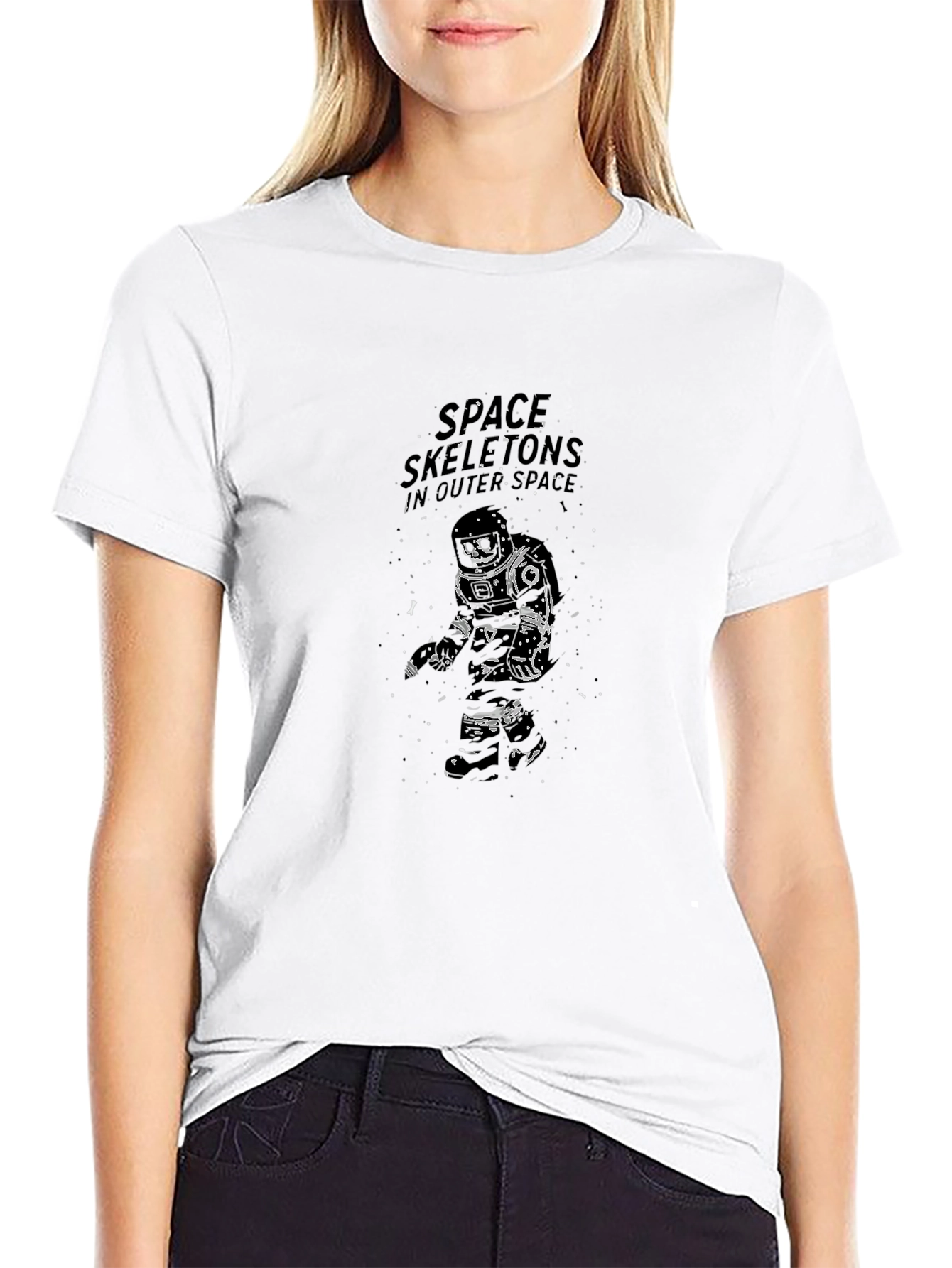 Space Skeletons T-Shirt: Out of this World Style!