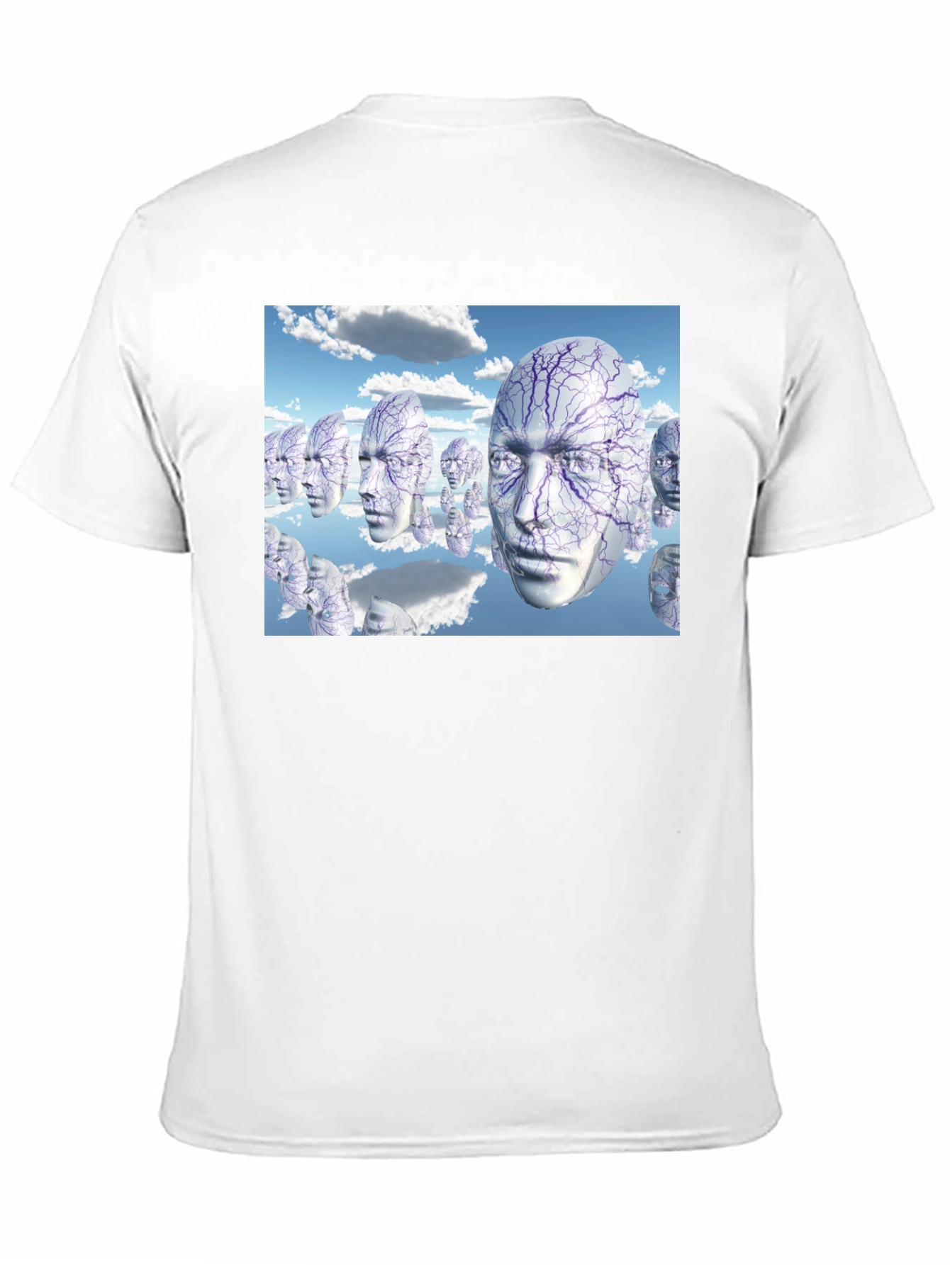 Surreal Faces T-Shirt - Unique Graphic Tee