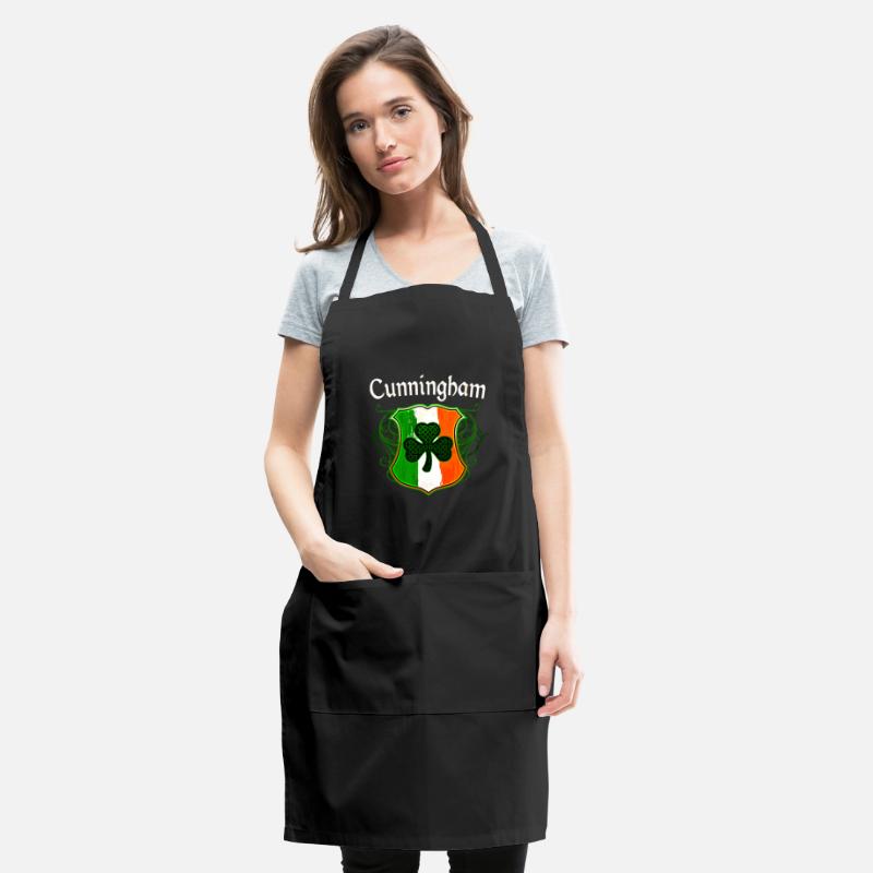 Cunningham Irish Surname Ireland Flag Shield