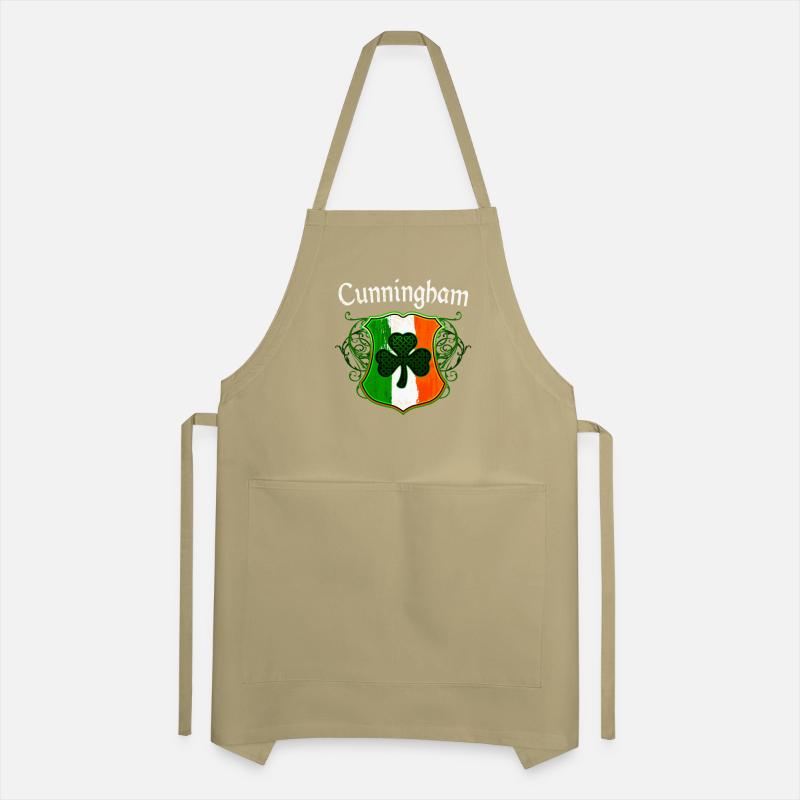 Cunningham Irish Surname Ireland Flag Shield