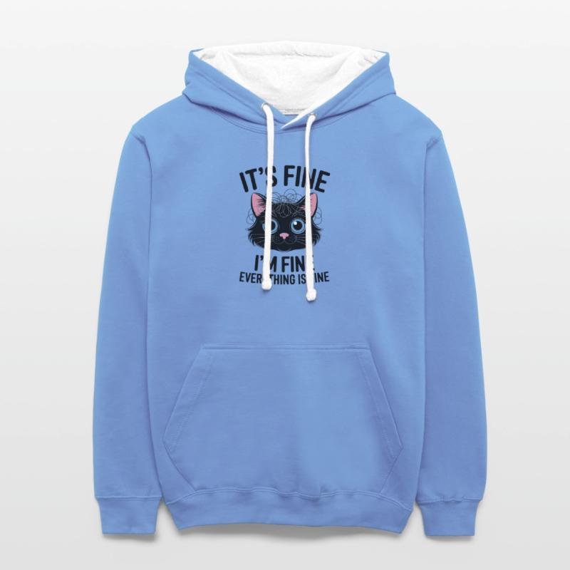 Cute black It's Fine I'm Fine Everything is Fine