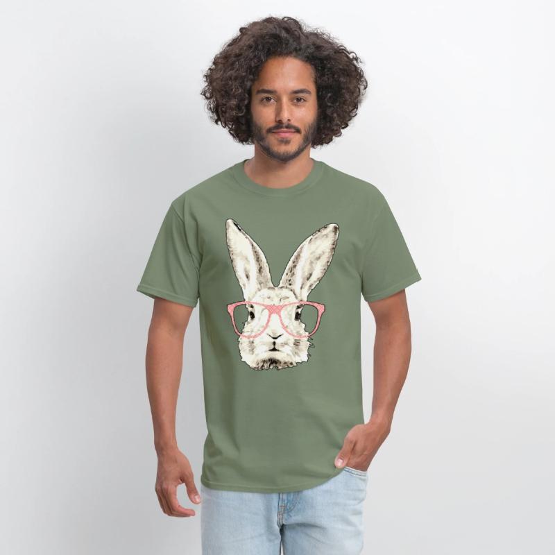 cute bunny rabbit pink glasses funny hipster
