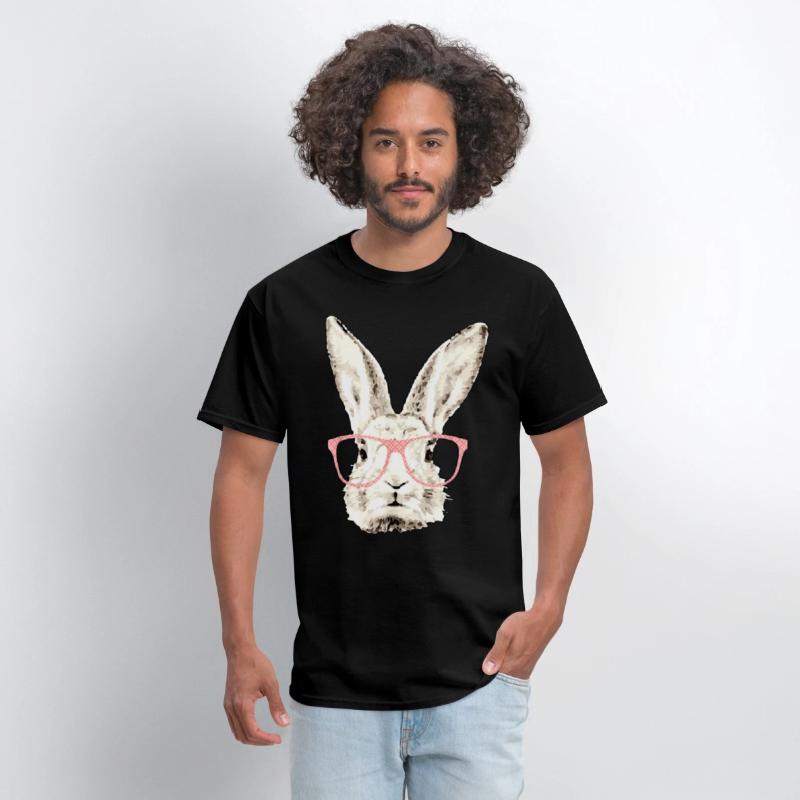 cute bunny rabbit pink glasses funny hipster