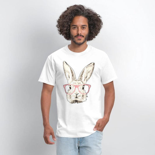 cute bunny rabbit pink glasses funny hipster
