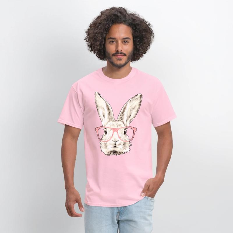 cute bunny rabbit pink glasses funny hipster