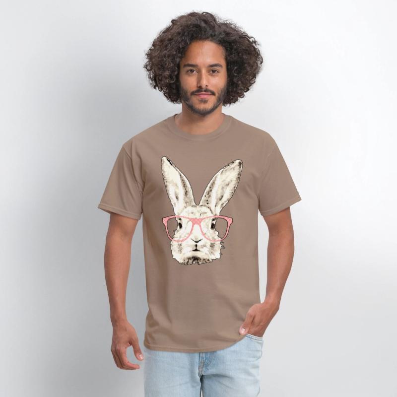cute bunny rabbit pink glasses funny hipster