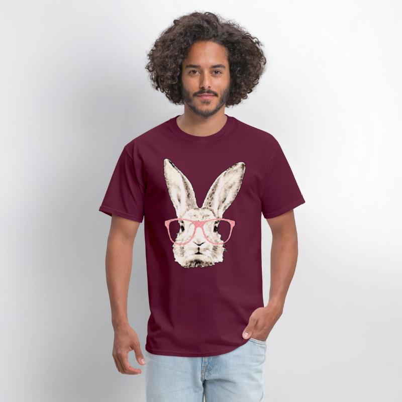 cute bunny rabbit pink glasses funny hipster