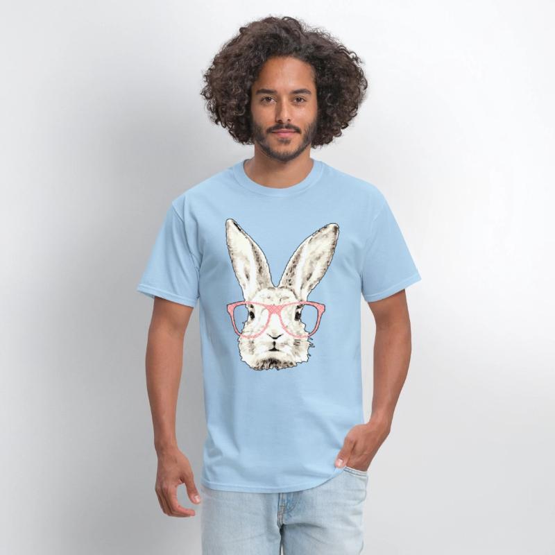 cute bunny rabbit pink glasses funny hipster