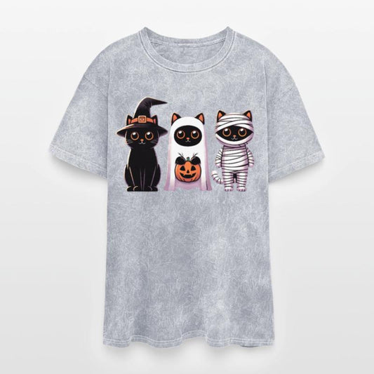 Cute Halloween Cat Trio Design