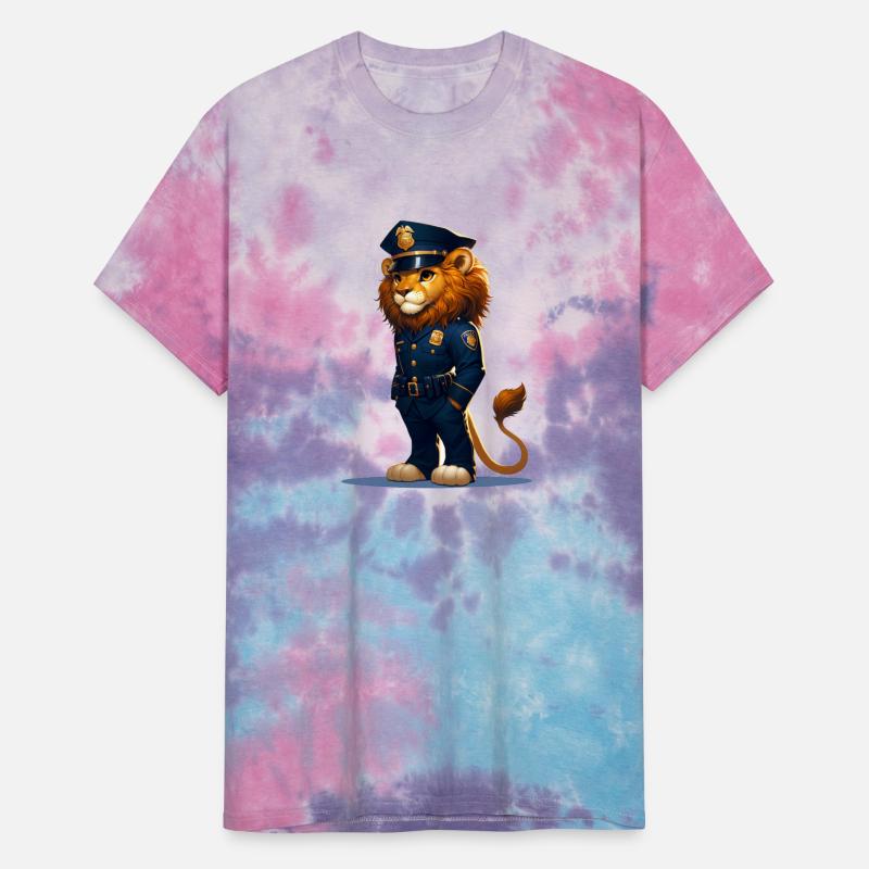 Cute Lion Police Officer