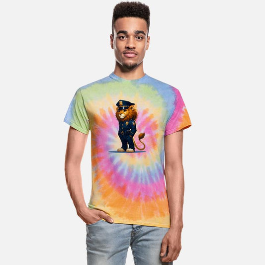 Cute Lion Police Officer