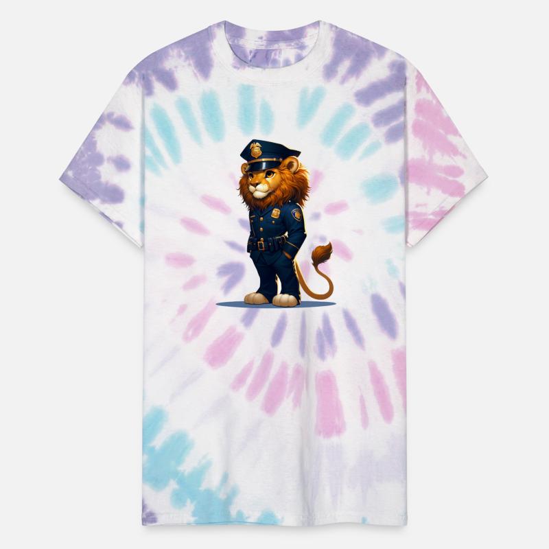 Cute Lion Police Officer