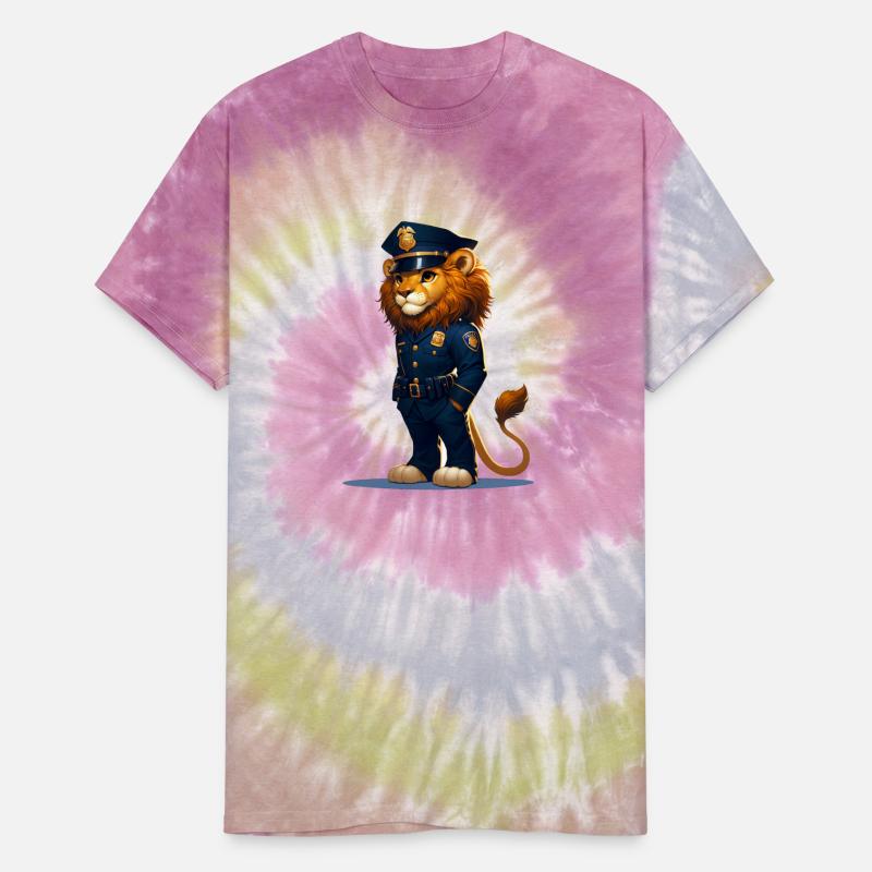 Cute Lion Police Officer