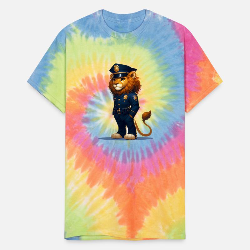 Cute Lion Police Officer