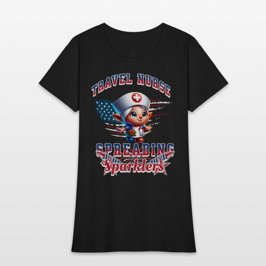 Cute Travel Nurse Spreading Sparkles