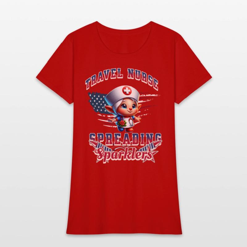 Cute Travel Nurse Spreading Sparkles