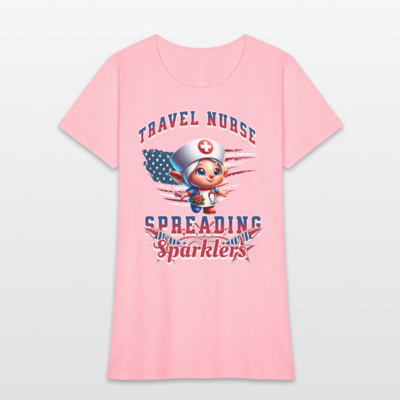 Cute Travel Nurse Spreading Sparkles