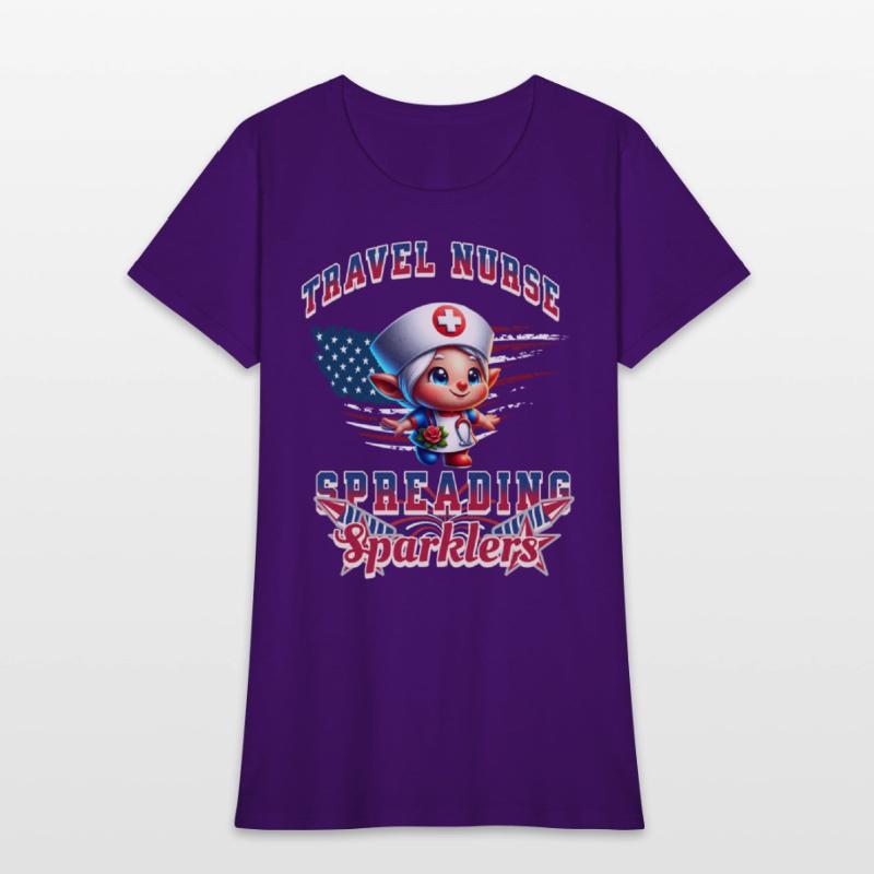 Cute Travel Nurse Spreading Sparkles