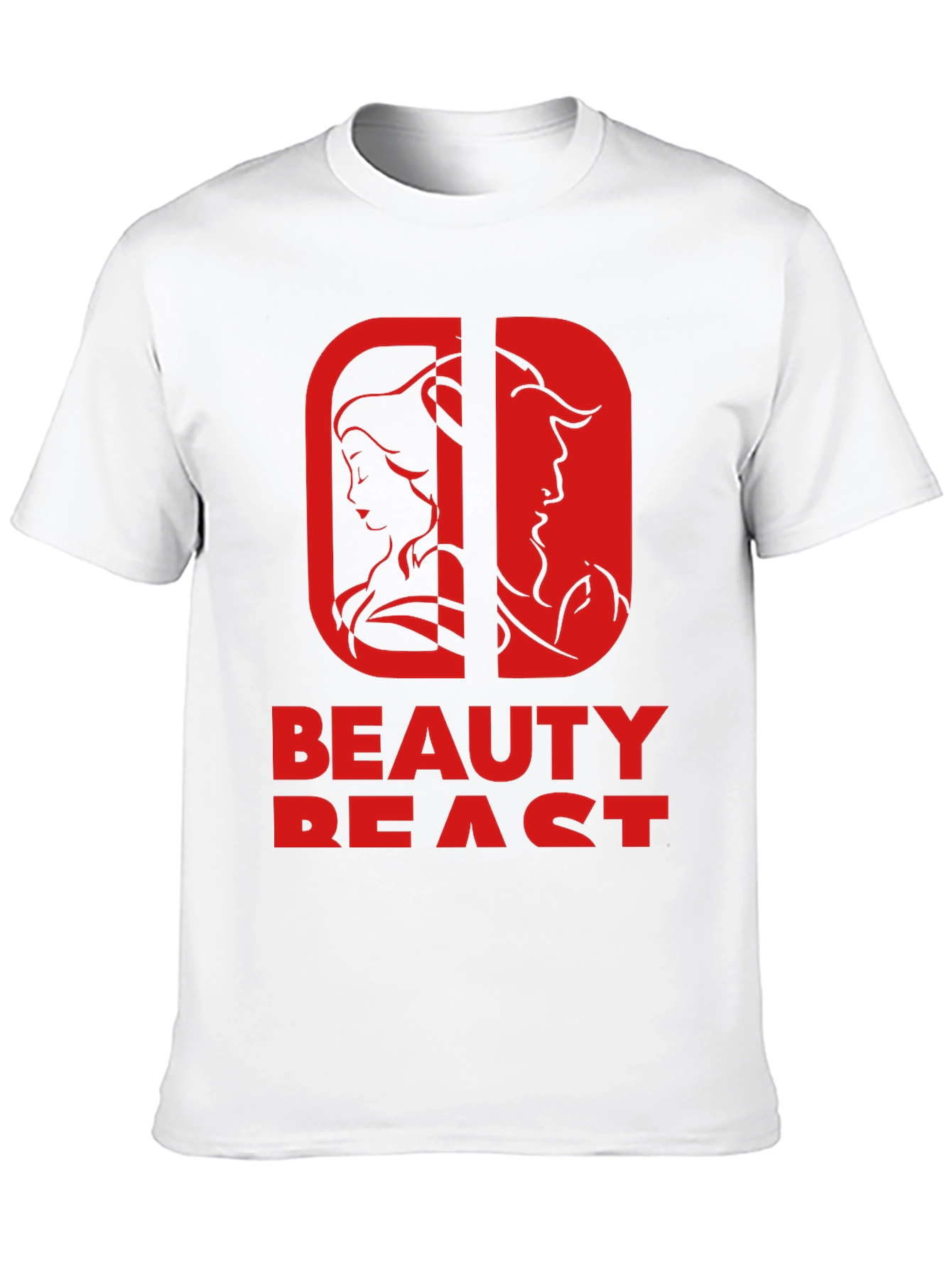 Beauty and the Beast Graphic Tee - Black