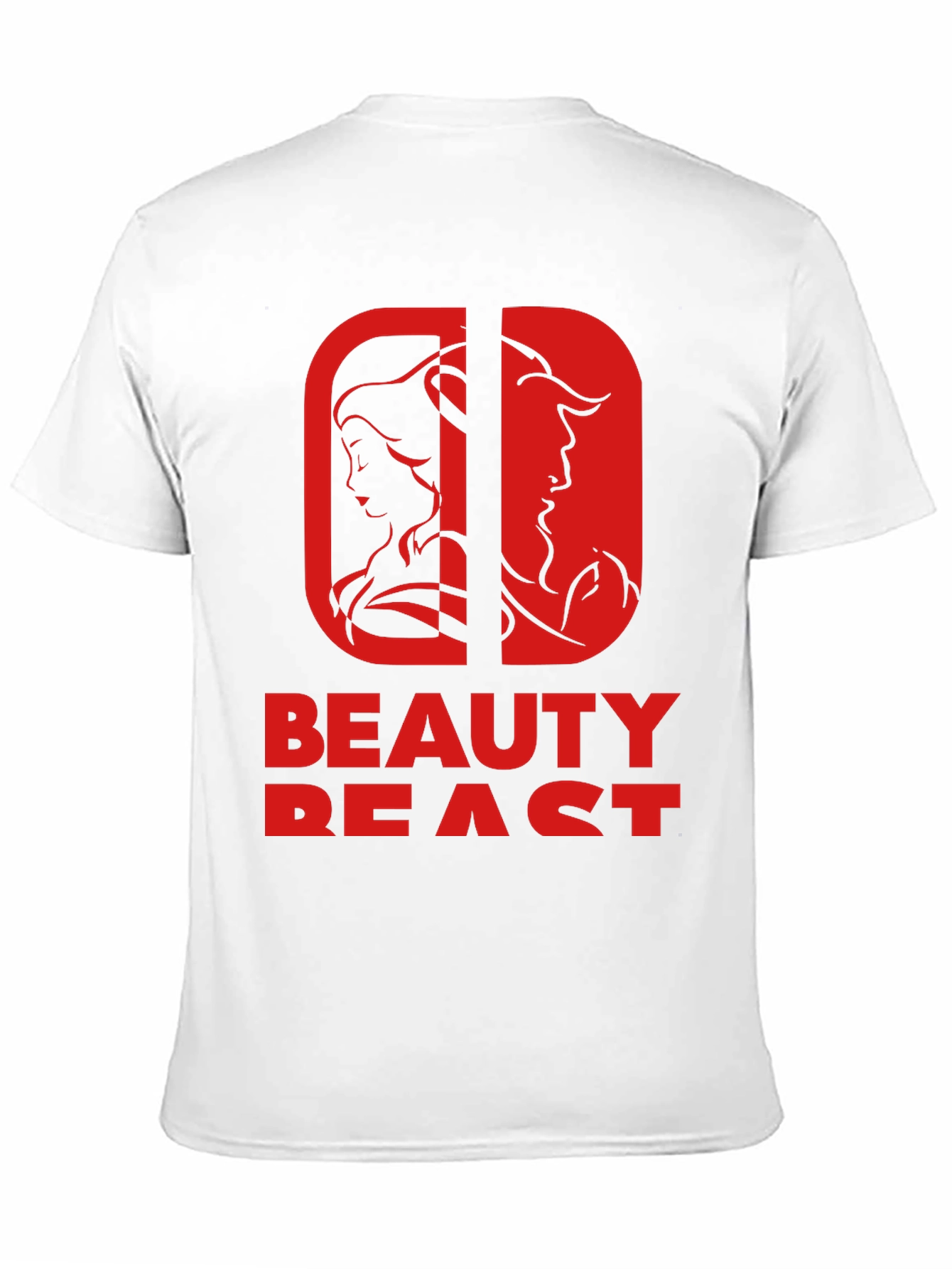 Beauty and the Beast Graphic Tee - Black