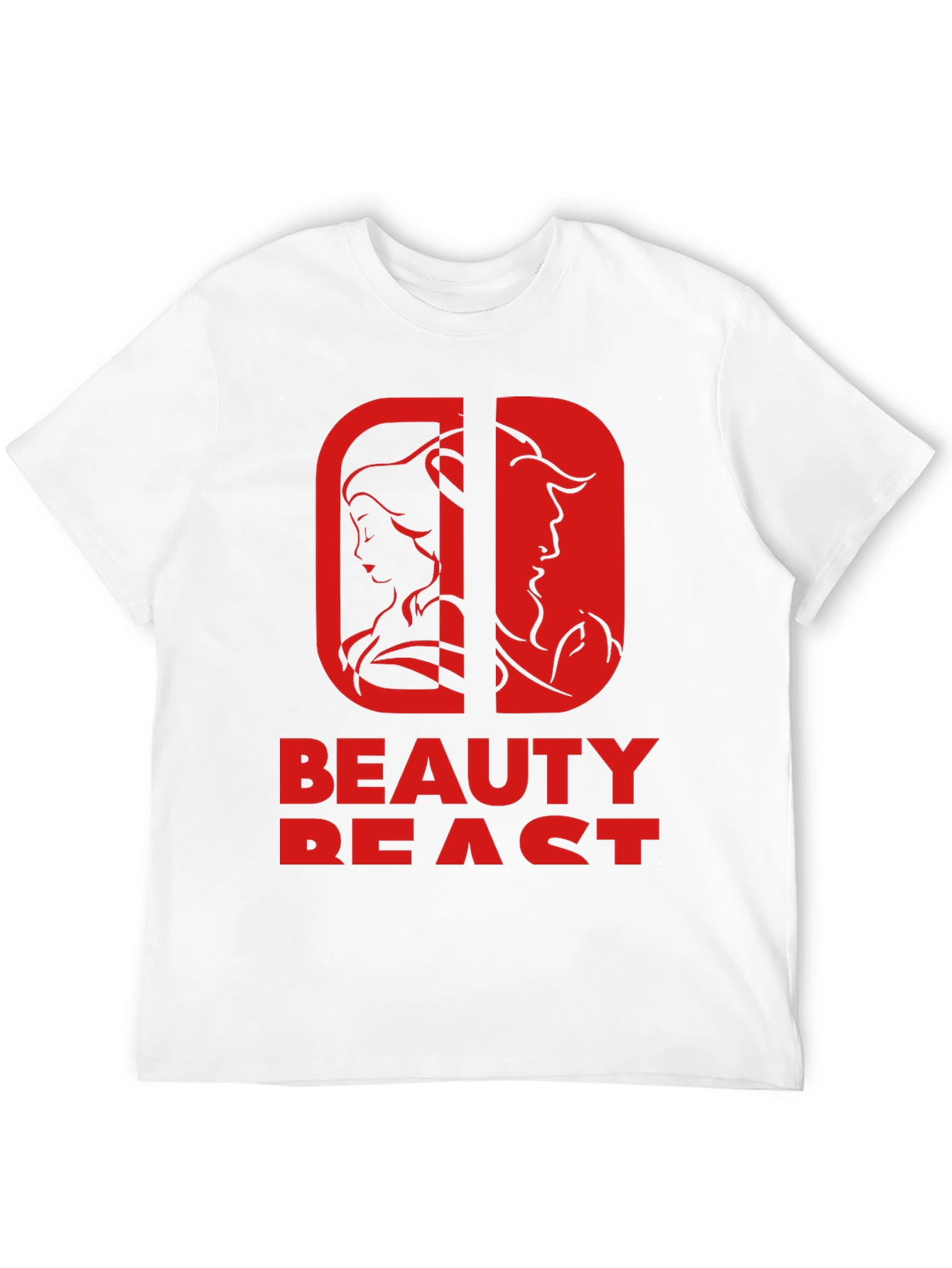 Beauty and the Beast Graphic Tee - Black