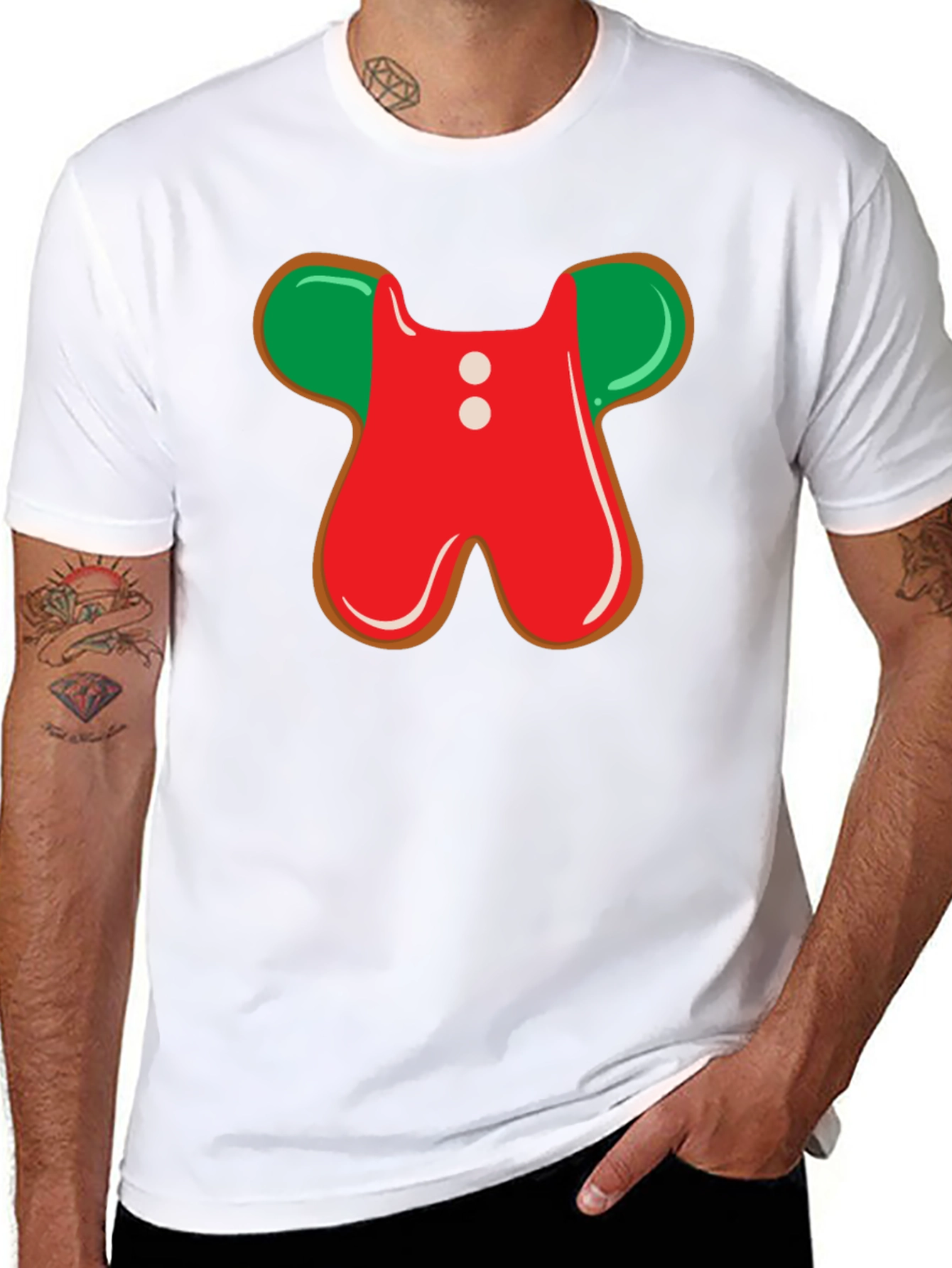 Gingerbread Man Shirt - Holiday Festive Tee