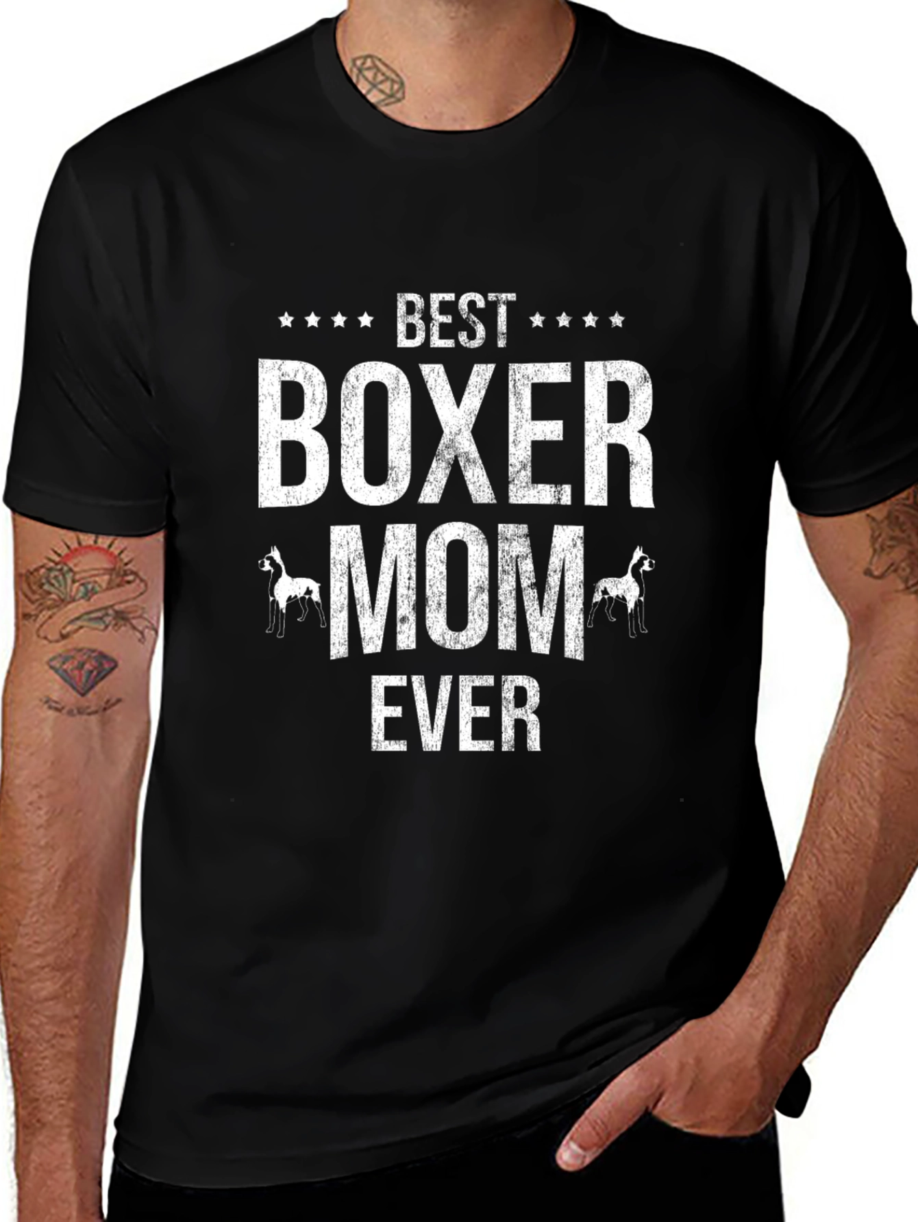 Best Boxer Mom Ever T-Shirt
