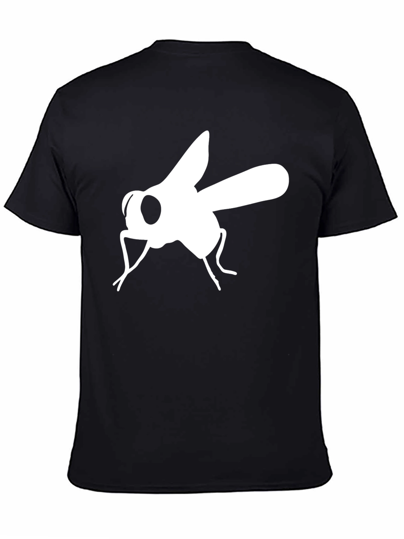 Black Fly Graphic T-Shirt - Mens Casual Tee