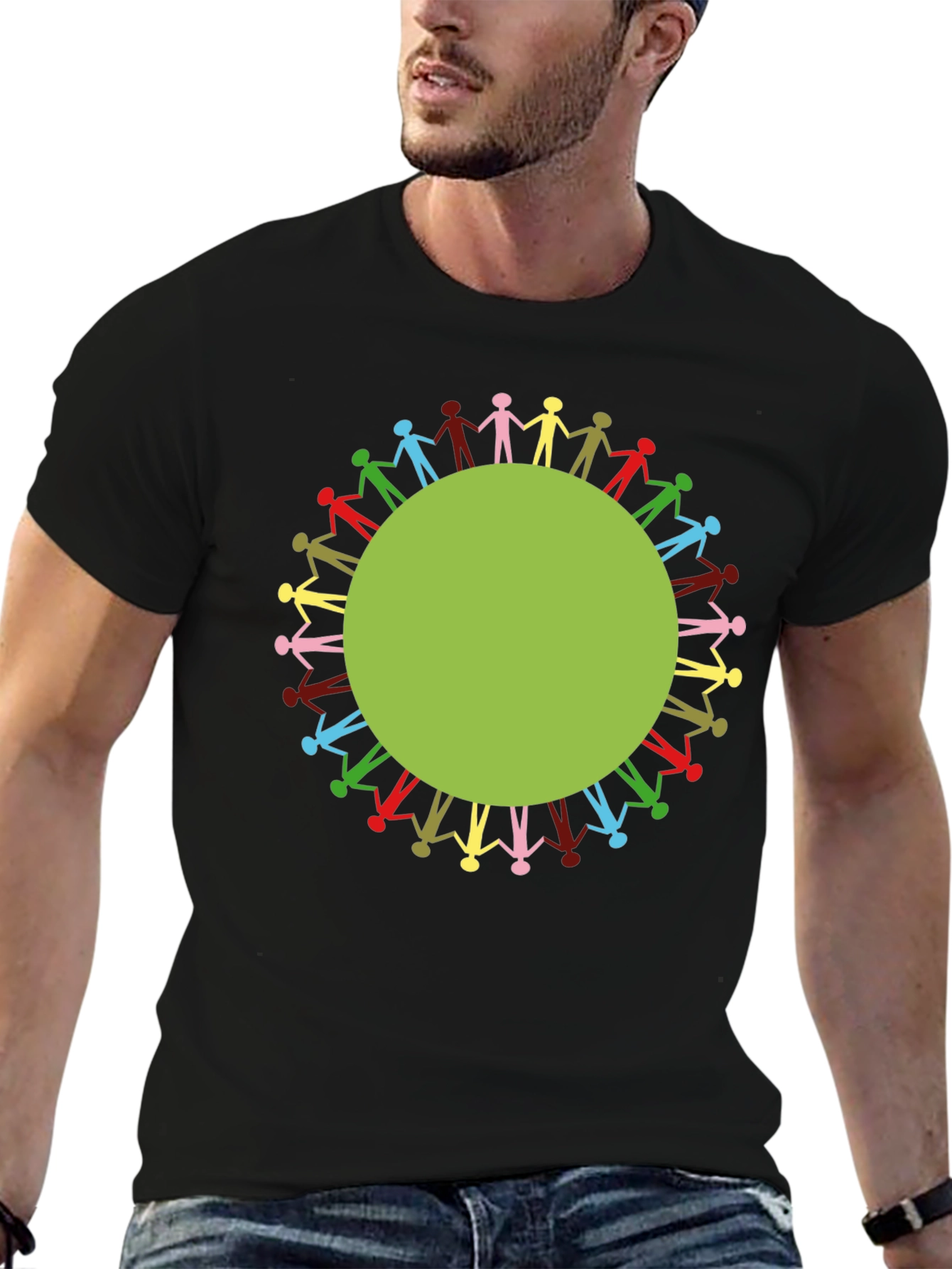 Unity Circle Graphic T-Shirt - Black