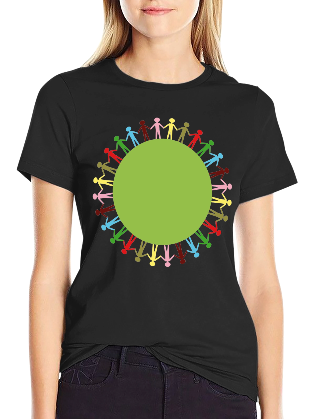 Unity Circle Graphic T-Shirt - Black
