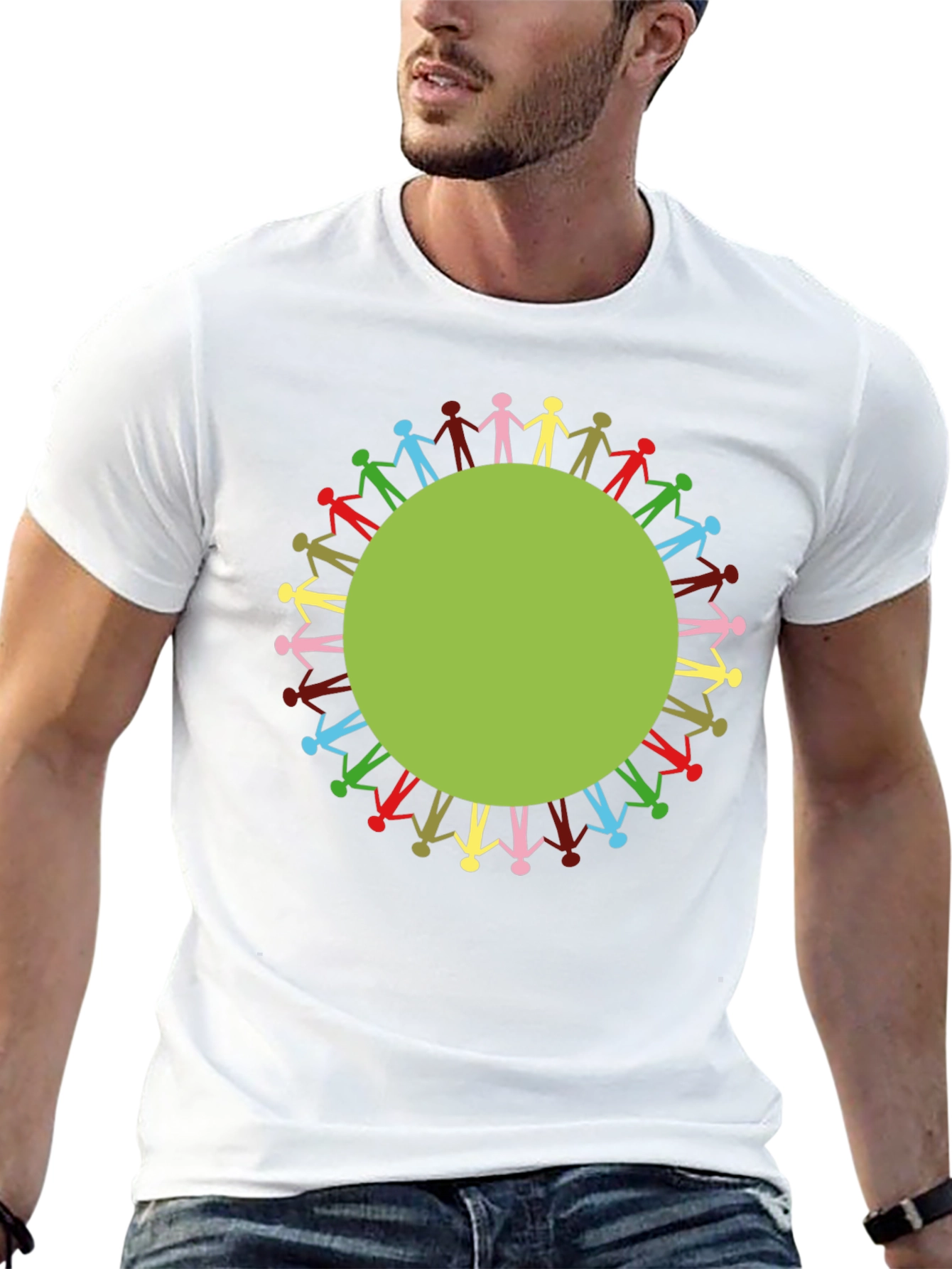Unity Circle Graphic T-Shirt - Black