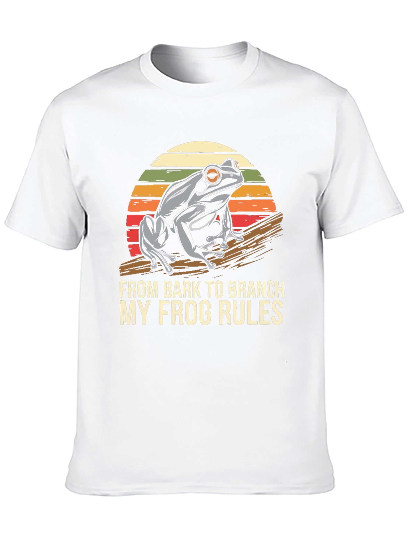 Frog Rules T-Shirt - From Bark to Branch