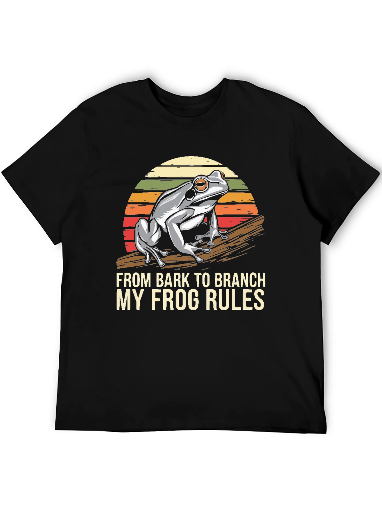Frog Rules T-Shirt - From Bark to Branch