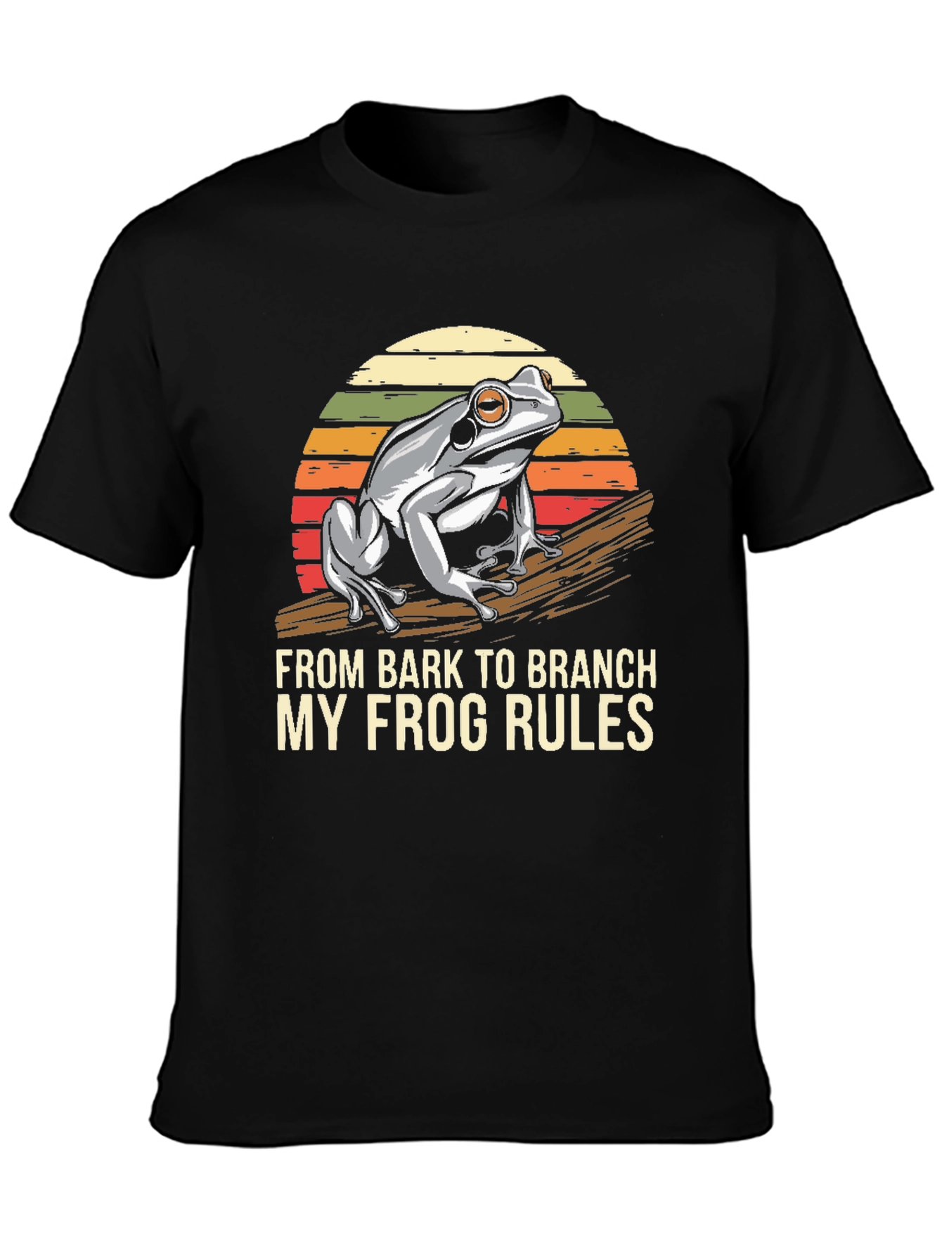 Frog Rules T-Shirt - From Bark to Branch
