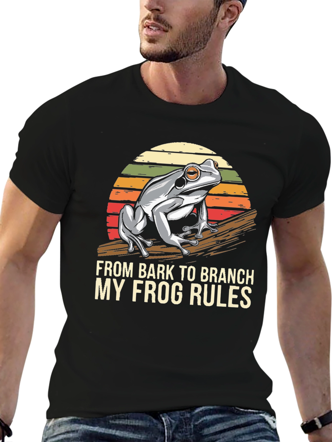 Frog Rules T-Shirt - From Bark to Branch