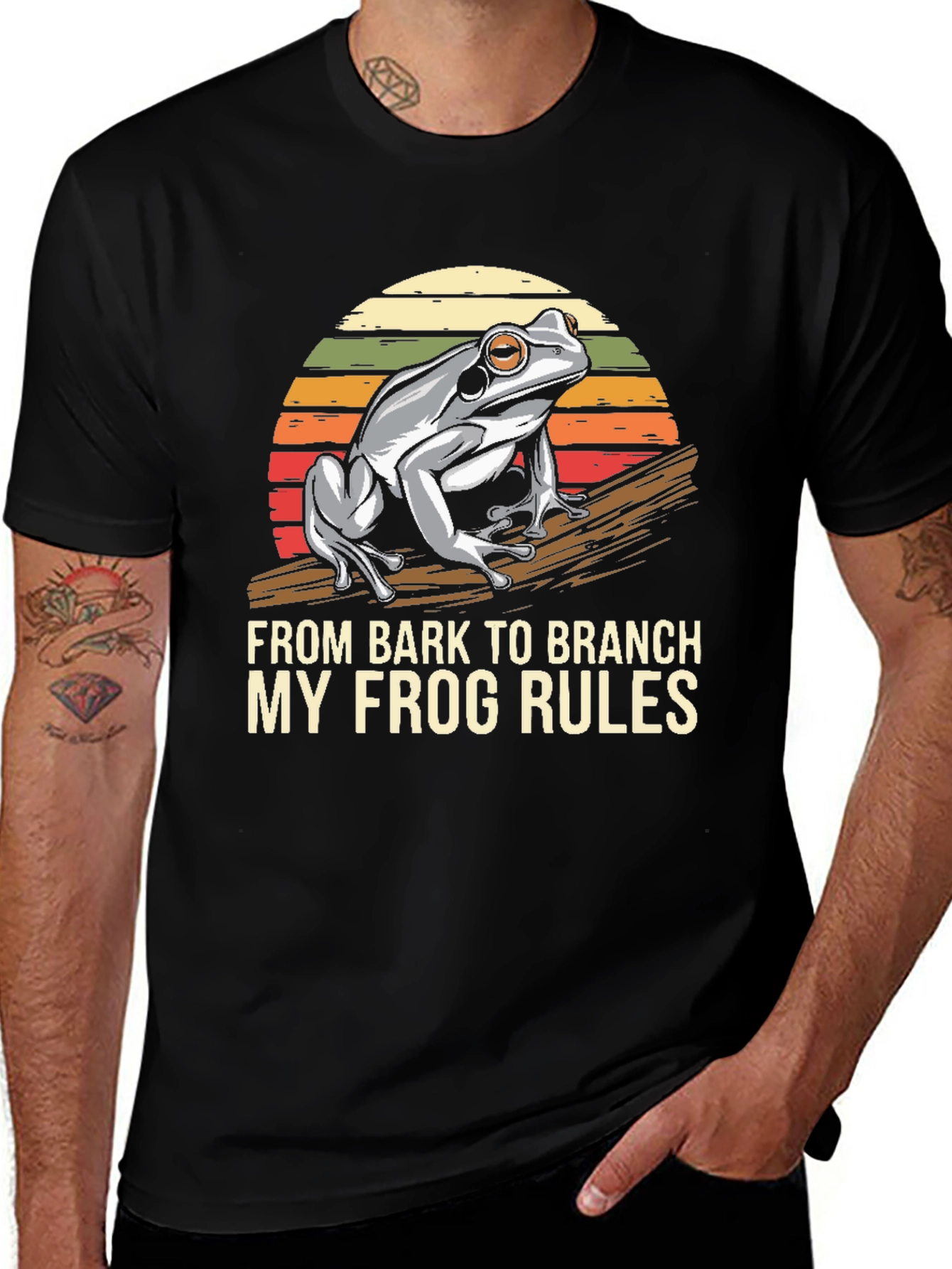 Frog Rules T-Shirt - From Bark to Branch