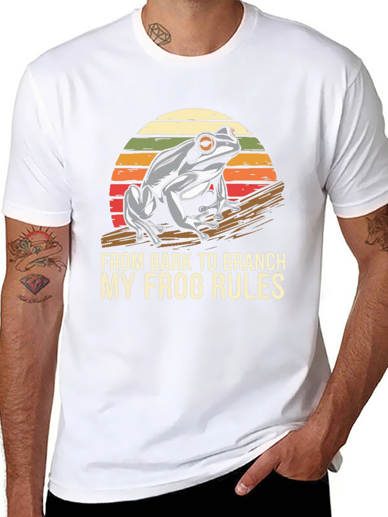 Frog Rules T-Shirt - From Bark to Branch