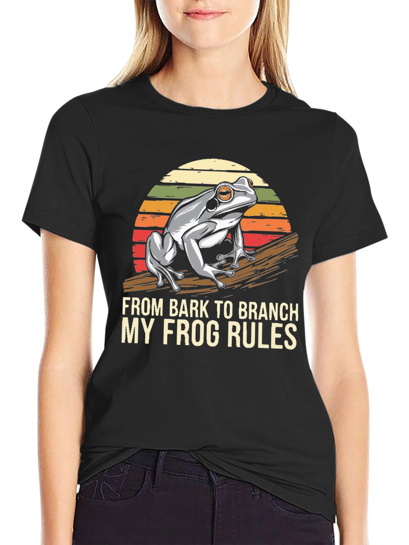 Frog Rules T-Shirt - From Bark to Branch
